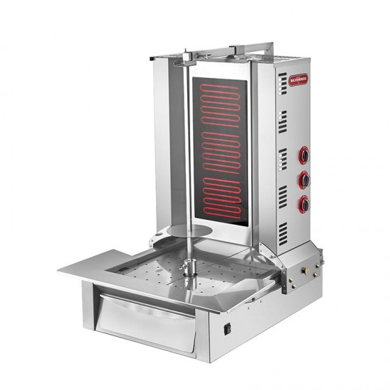 SilverInox AD-03 Alttan Motorlu Döner Ocağı, 3 Radyanlı, Elektrikli